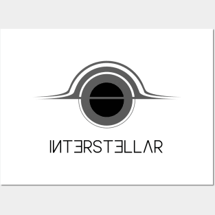 Interstellar Gargantua (Grey) Posters and Art